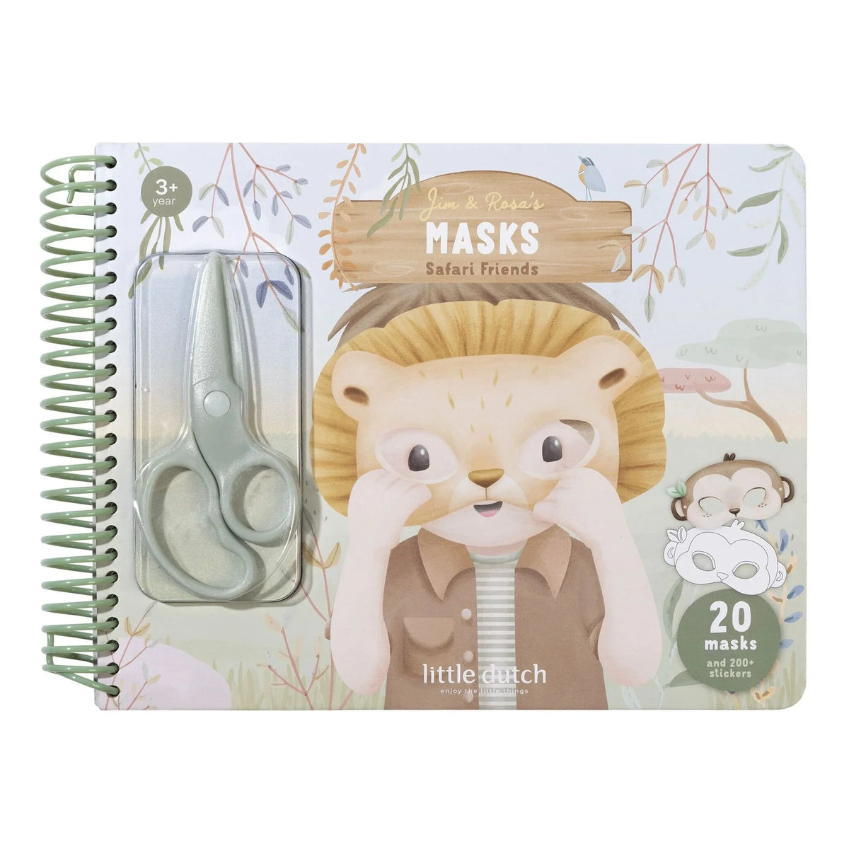 Little Dutch Making masks craft book - Jim