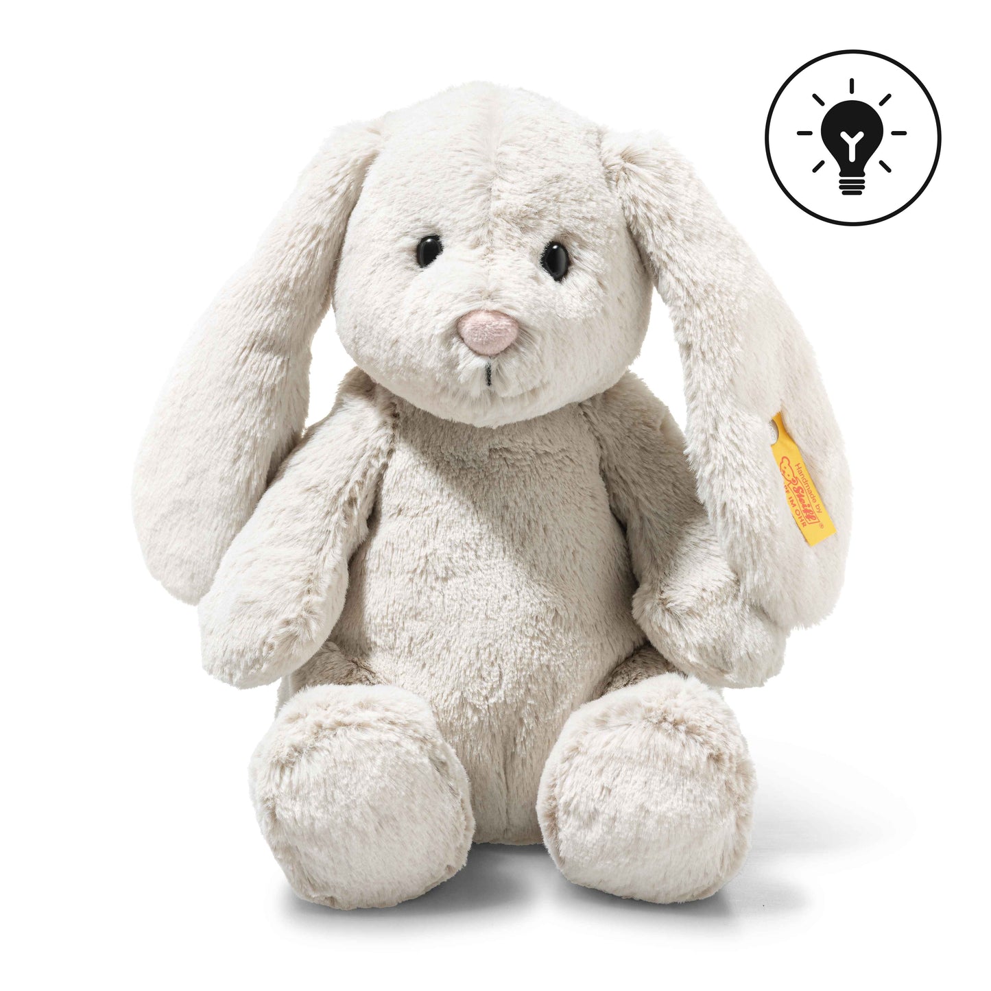 Steiff Hoppie Rabbit Light Grey 28cm Night Light