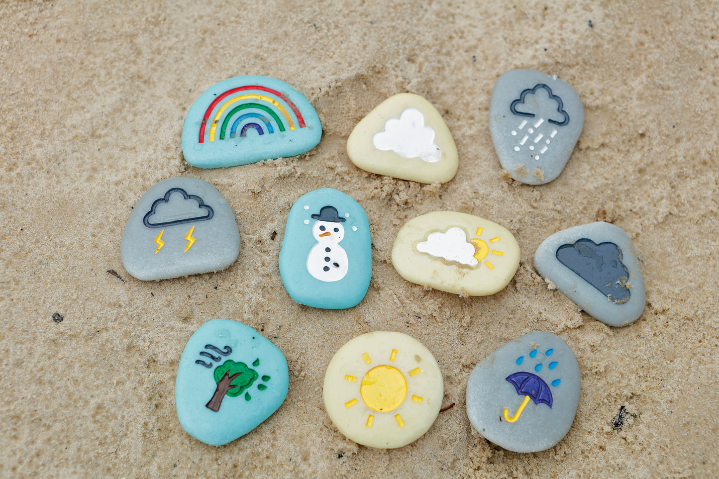 Yellow Door Weather Stones