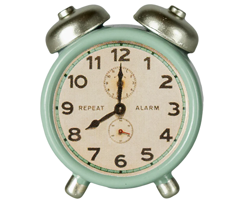 Maileg - Alarm Mouse Clock Mint