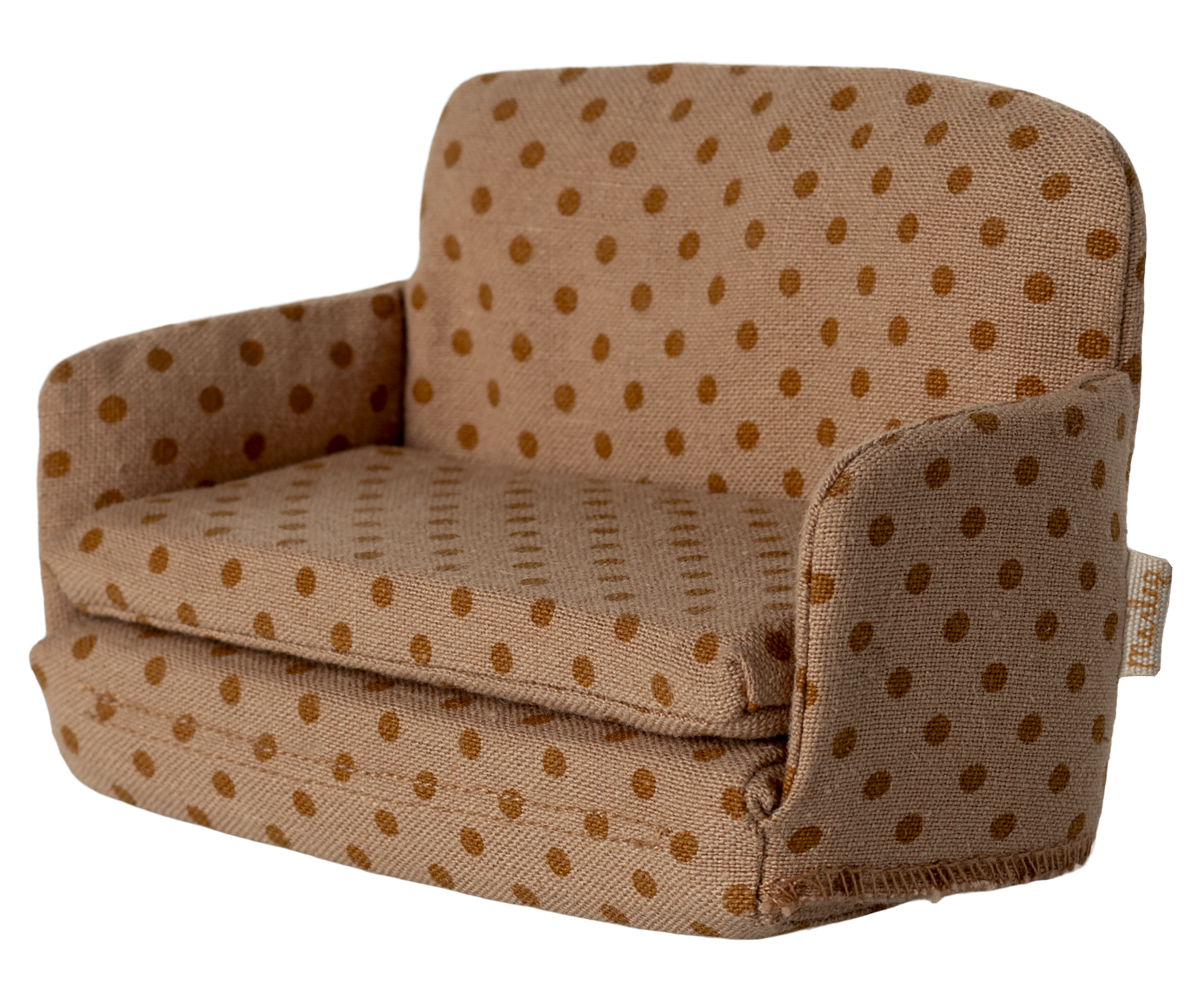 Maileg Sofa bed, Mouse - Dots
