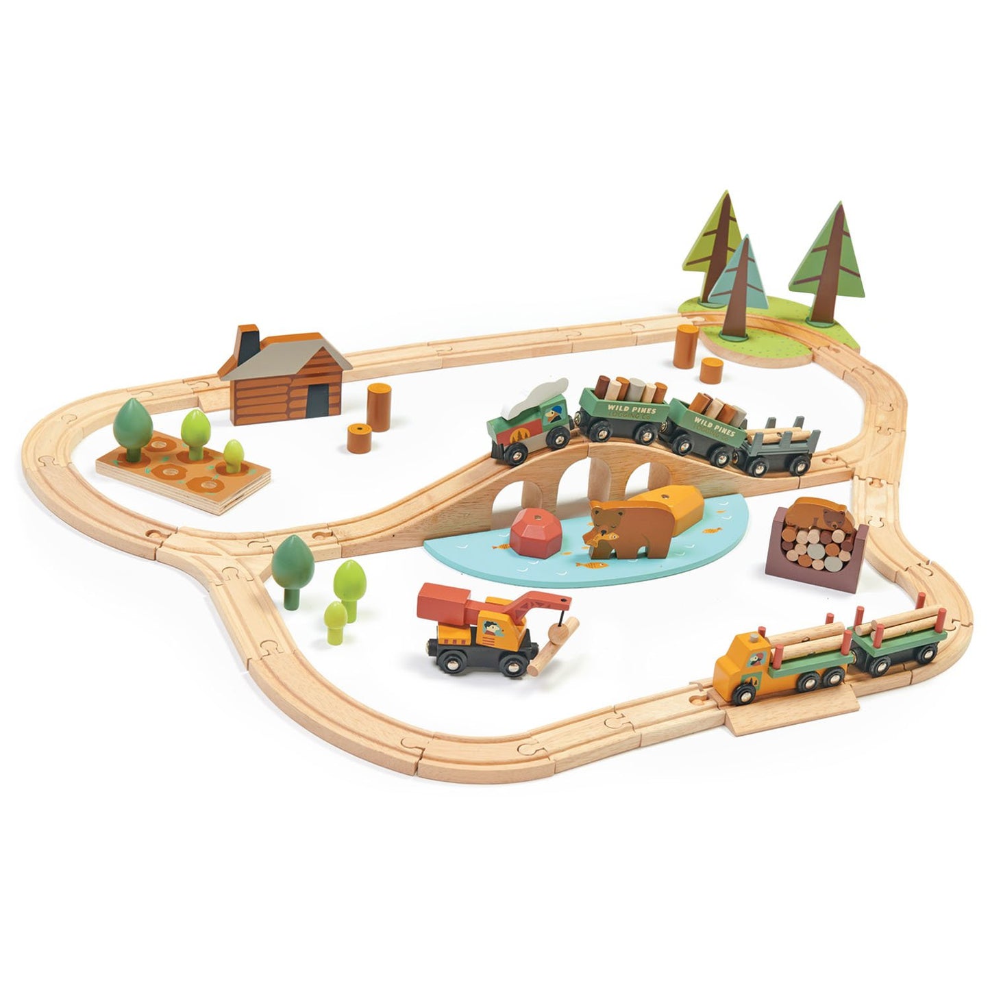 Wild Pines Tenderleaf Train Set