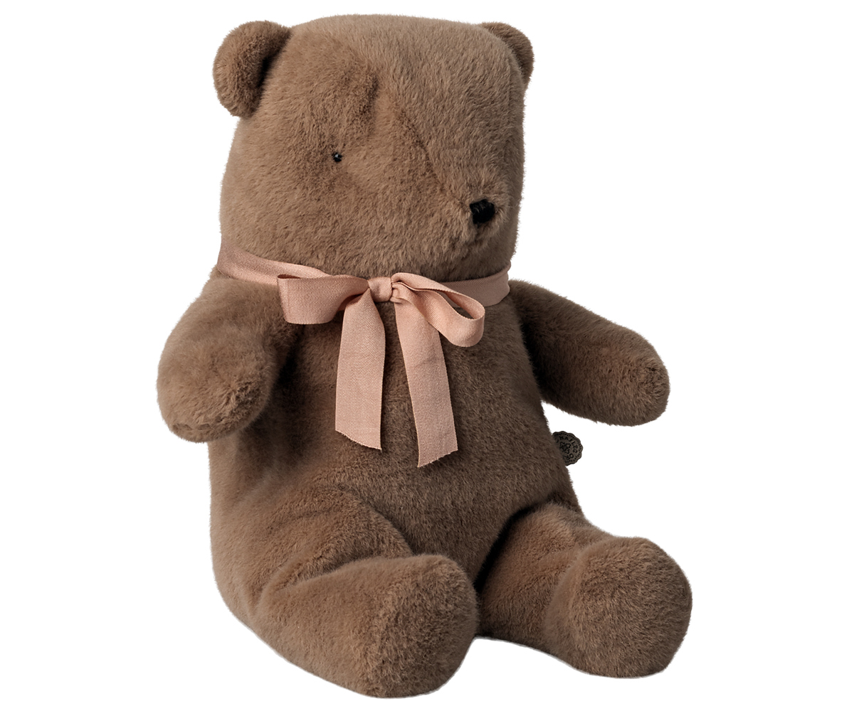 Maileg Teddy bear plush, Medium - Soft brown