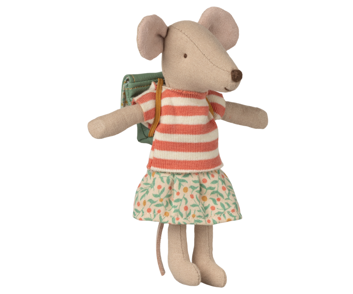 Maileg Tricycle mouse, Big sister - Green