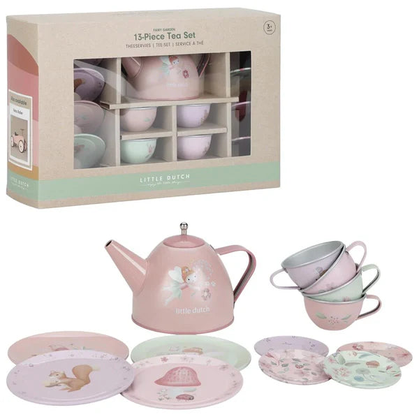 Fairy tin tea set sales