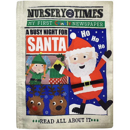 Crinkly Cloth Books A Busy Night For Santa