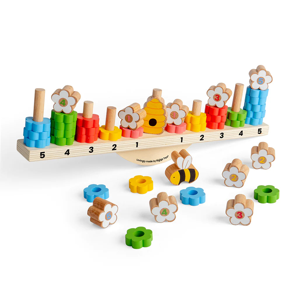 Bigjigs Wooden Bee Balanced Game