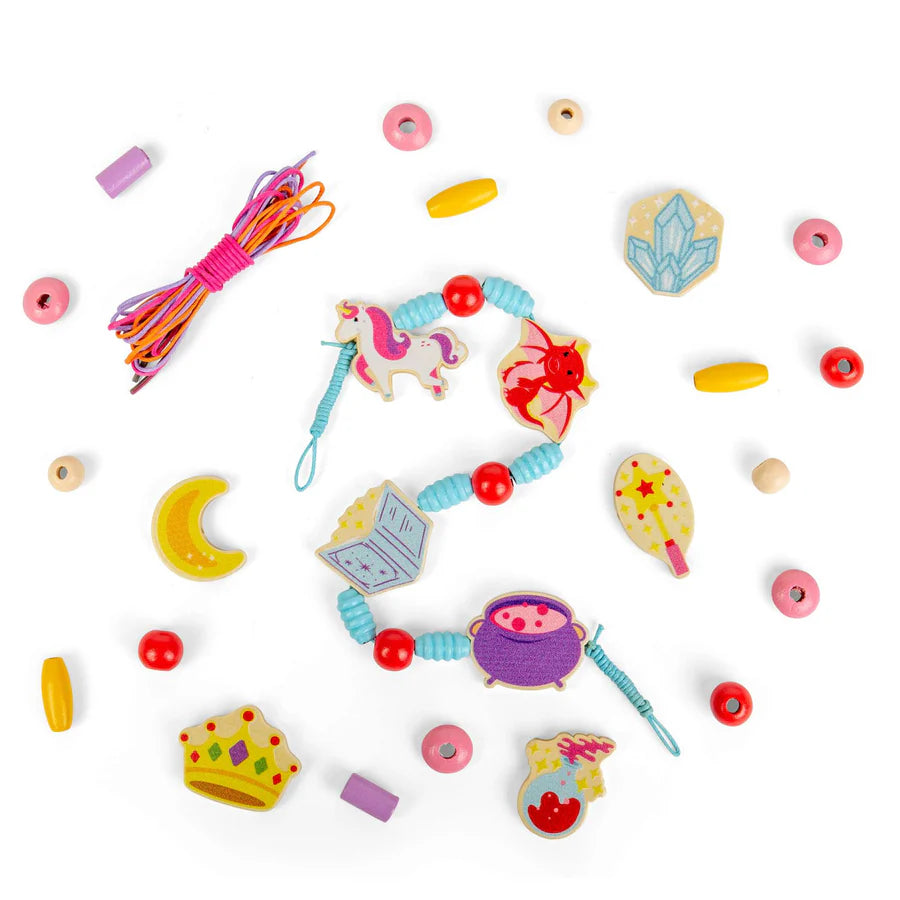 Bigjigs Bigjigs Toys Mystical Magic Jewellery Set - Kids' Bracelet & Necklace Making Kit