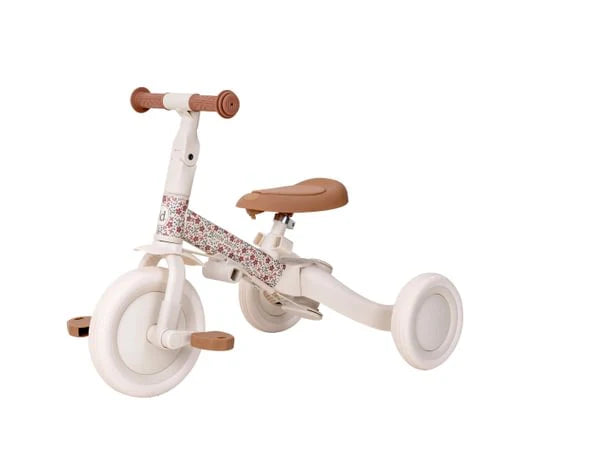 4 in 1 Tricycle with push bar Sunny Flower