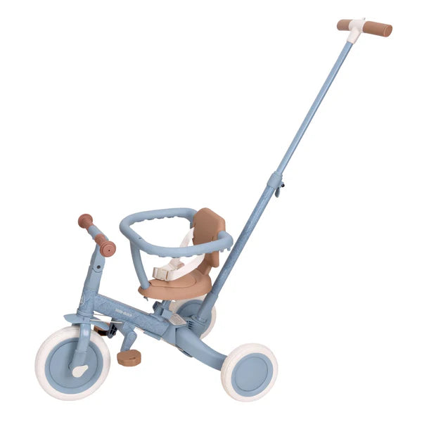 Littel Dutch 4 in 1 Tricycle with push bar Blue Safari - DELIVERY 28TH APRIL 2026