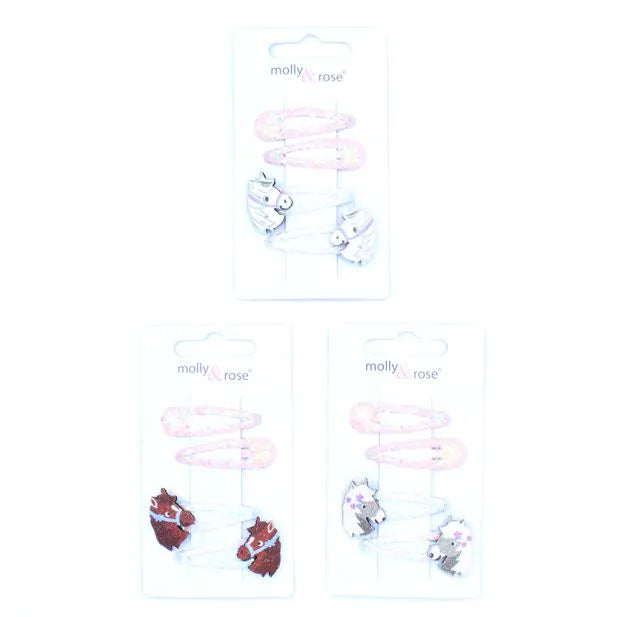 Glitter And Pony Motif Sleepies 4cm