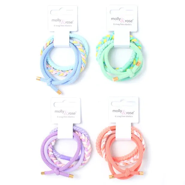 Elastics - Pastels - Card Of 4