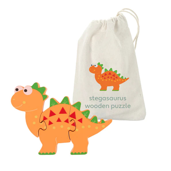 Stegosaurus Wooden Puzzle by Orange Tree Toys