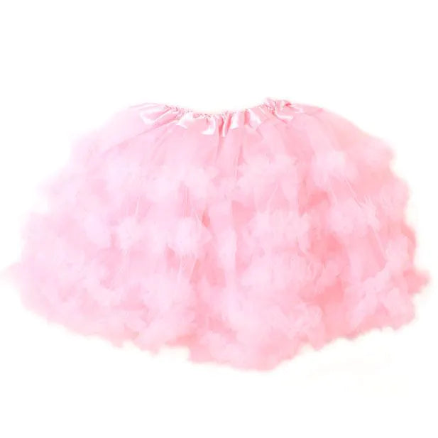 Pink ruffle tutu. Double layered. Child size