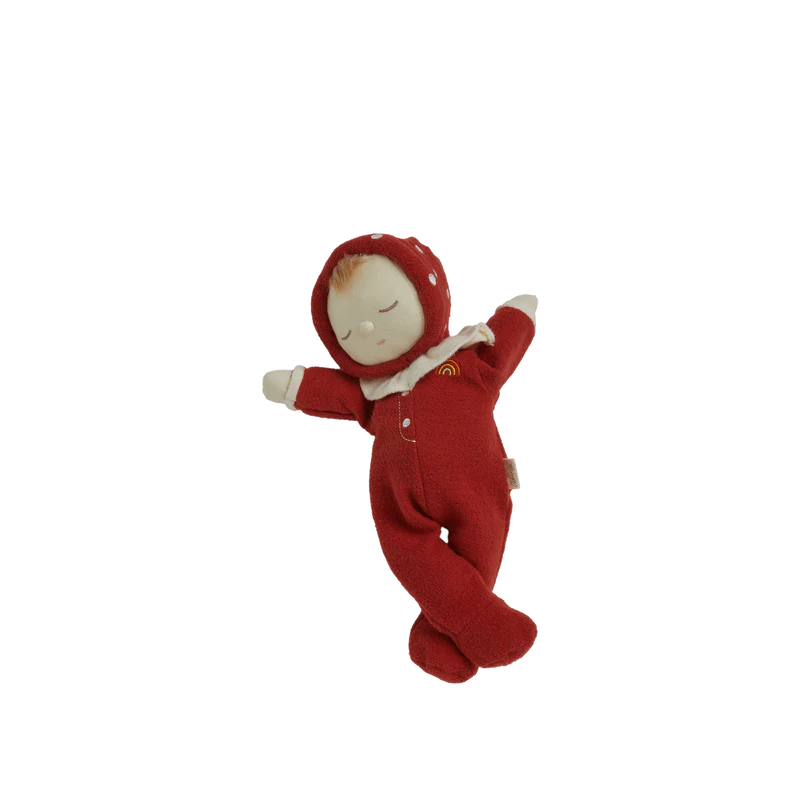 Olli Ella Dozy Dinkum - Toadstool Moppet Red