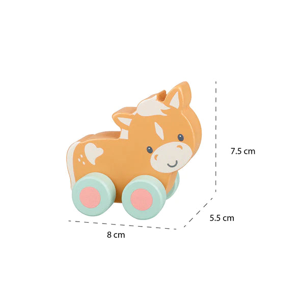 Orange Tree Toys First Push Toy Pony