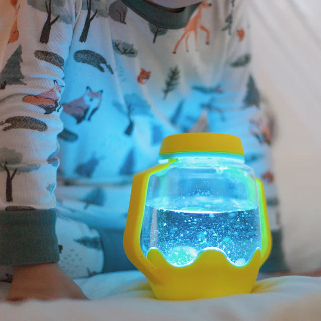 Glo Pals Sensory Jar Blue