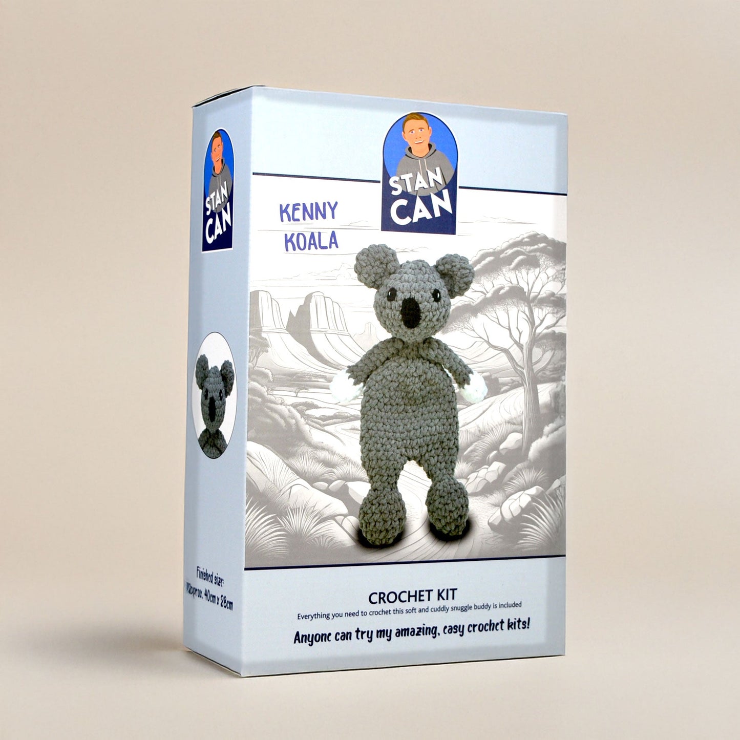 Stan Can - Snuggle Buddies - Kenny Koala Crochet Kit