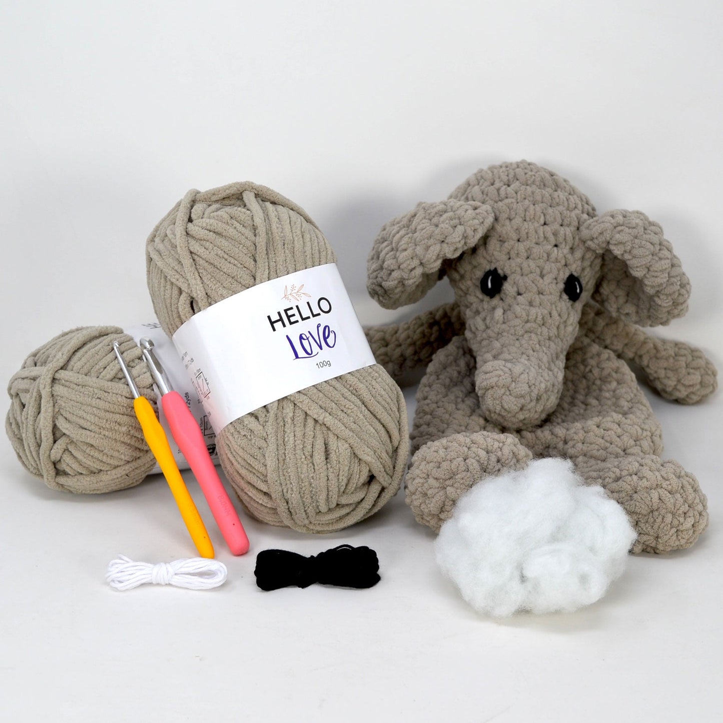 Stan Can - Snuggle Buddies - Eric Elephant Crochet Kit