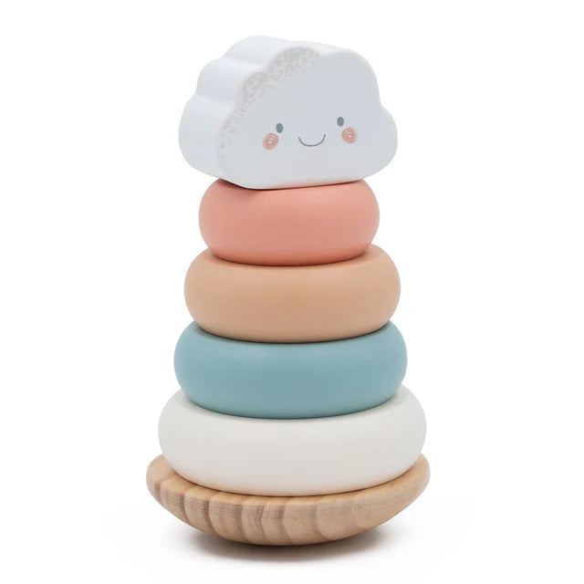 Cloud Wobbly Wooden Stacking Tower