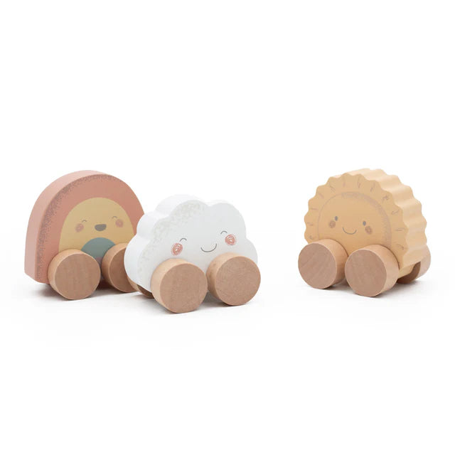 Mini Wooden Push Along Friends