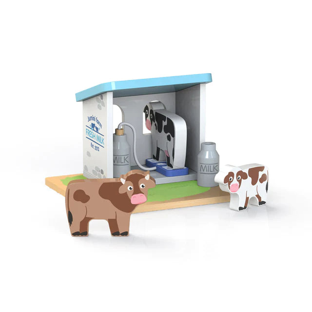 Jumini - Wooden Milking Parlour Set