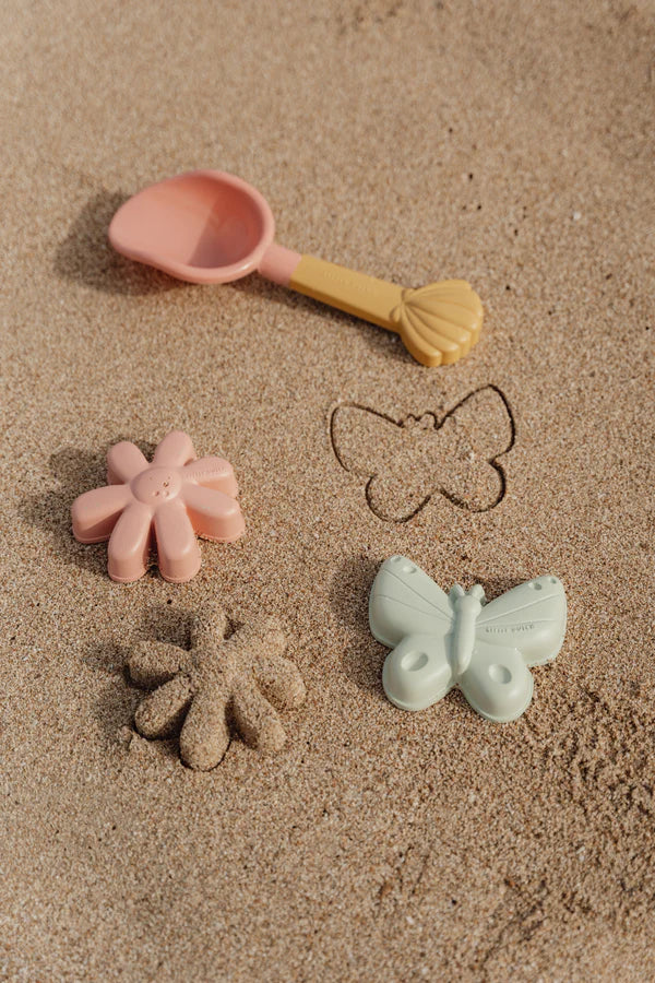 Little Dutch Beach Set 3 pcs - Flowers & Butterflies