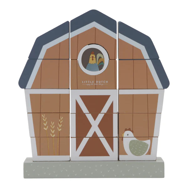 Little Dutch Wooden Farm House Stacker Little Farm Range