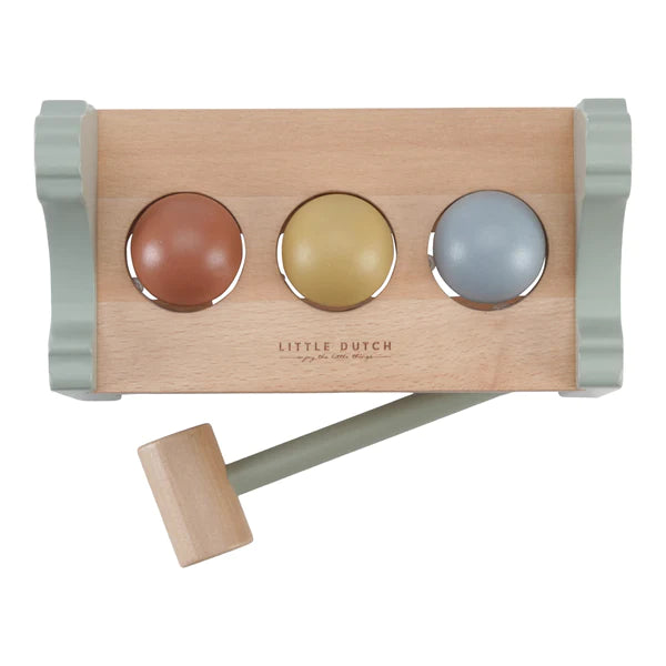 Little Dutch Pounding Bench With Rolling Balls Little Farm