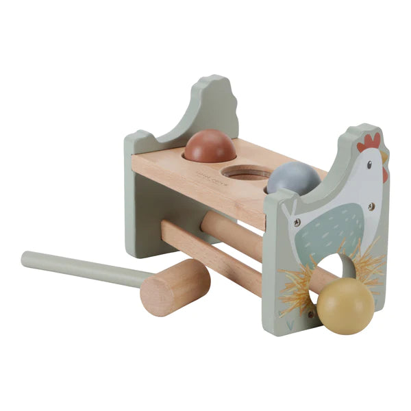 Little Dutch Pounding Bench With Rolling Balls Little Farm