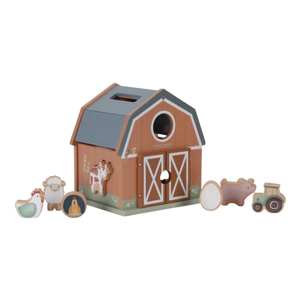 Little Dutch Wooden Farm Shape Sorter