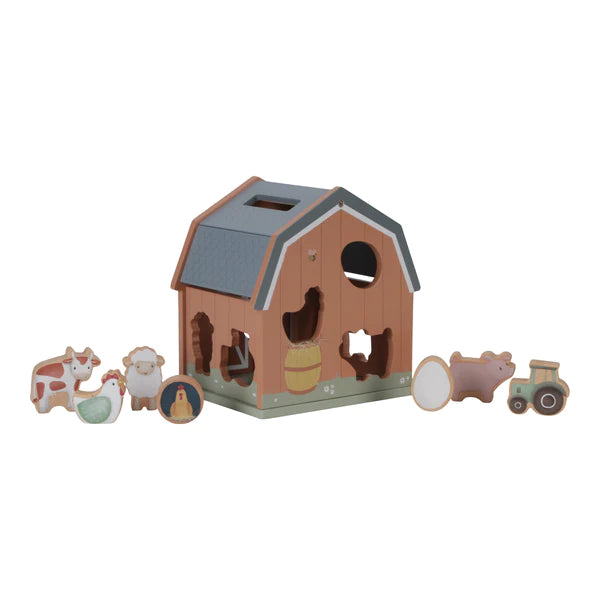 Little Dutch Wooden Farm Shape Sorter