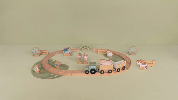 Little Dutch Wooden Farm Train Track