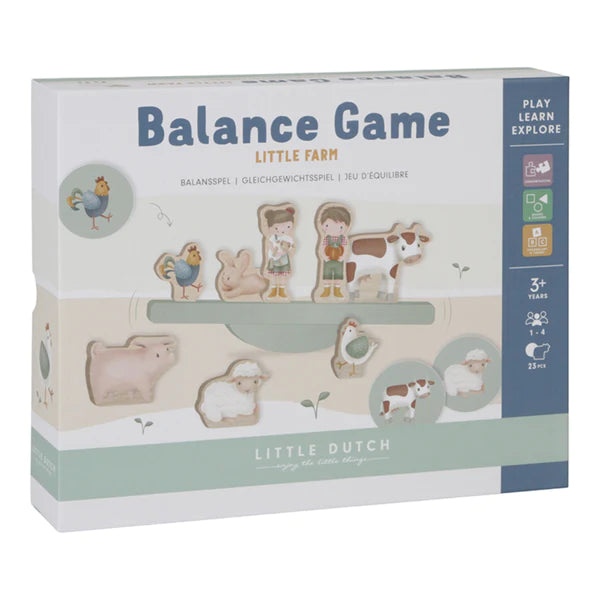 Little Dutch Farm Wooden Balance Game