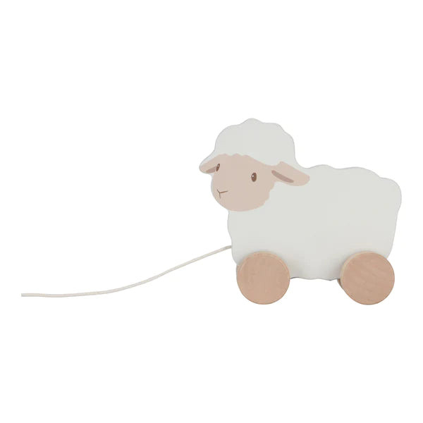Little Dutch Wooden Farm Sheep Pull Along