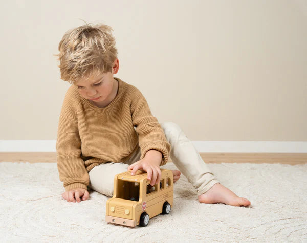 Little Dutch Wooden School bus with figures