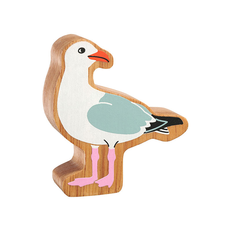 Lanka Kade Wooden White Seagull Figure