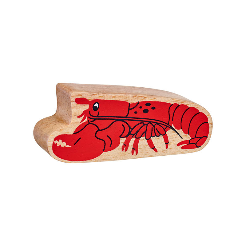 Lanka Kade Wooden Red Lobster Figure