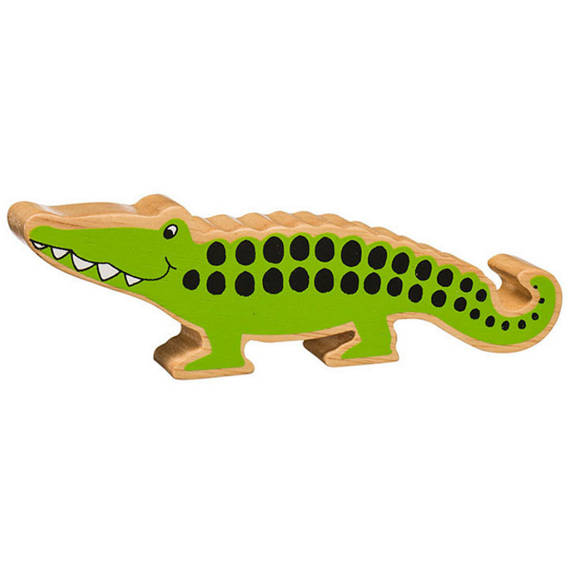Lanka Kade Wooden Green Crocodile