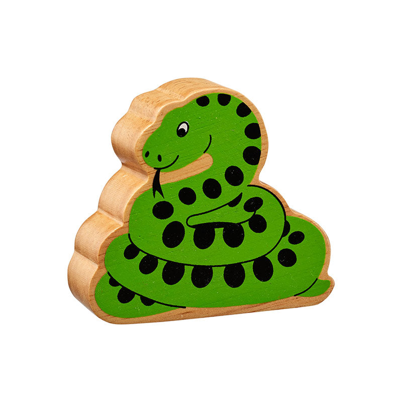 Lanka Kade Wooden Green Snake