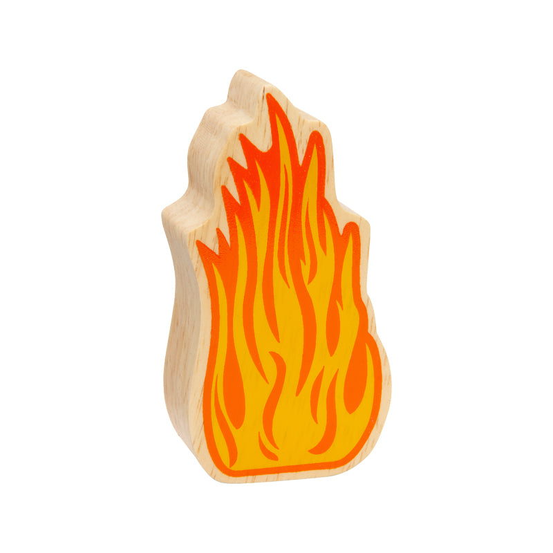 Natural Orange Flames - Lanka Kade Wooden Figure