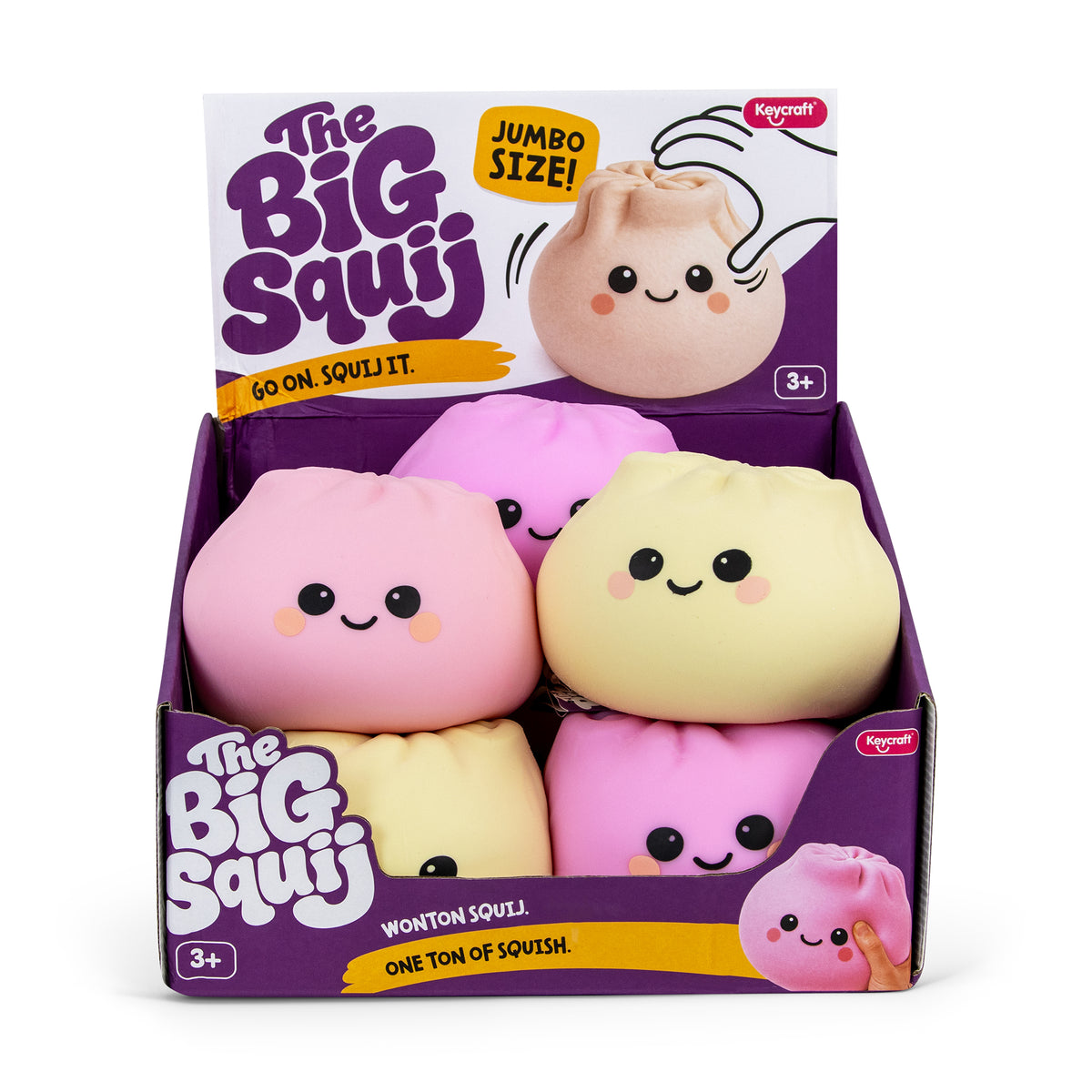 The Big Squij Dumpling Slow-Rise Squishy Toy 1 supplied