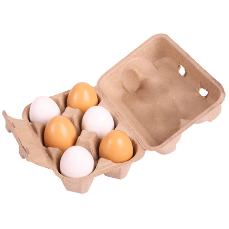 6 Eggs in a Carton by Bigjigs Toys