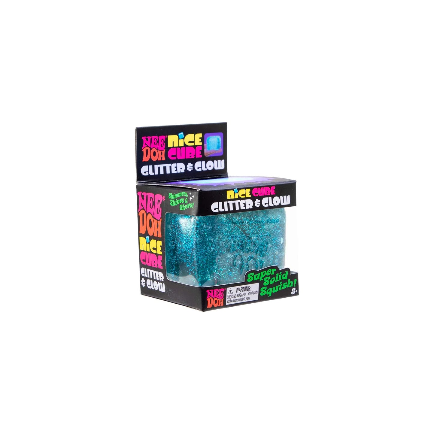 Needoh Glitter Glow Nice Cube