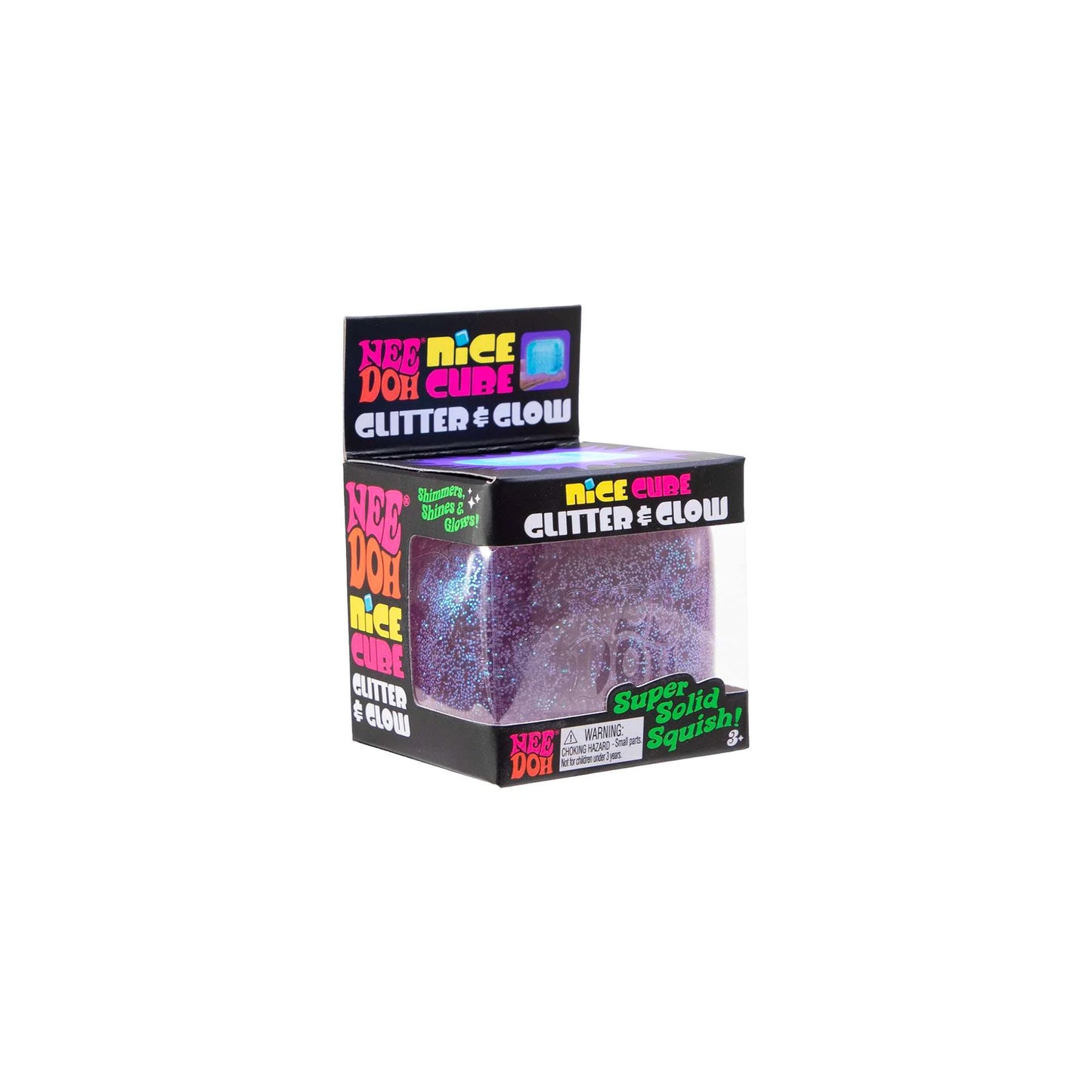 Needoh Glitter Glow Nice Cube