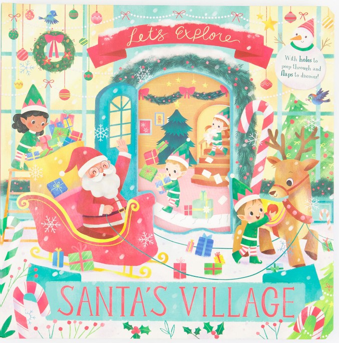Santa Village Book Hardback
