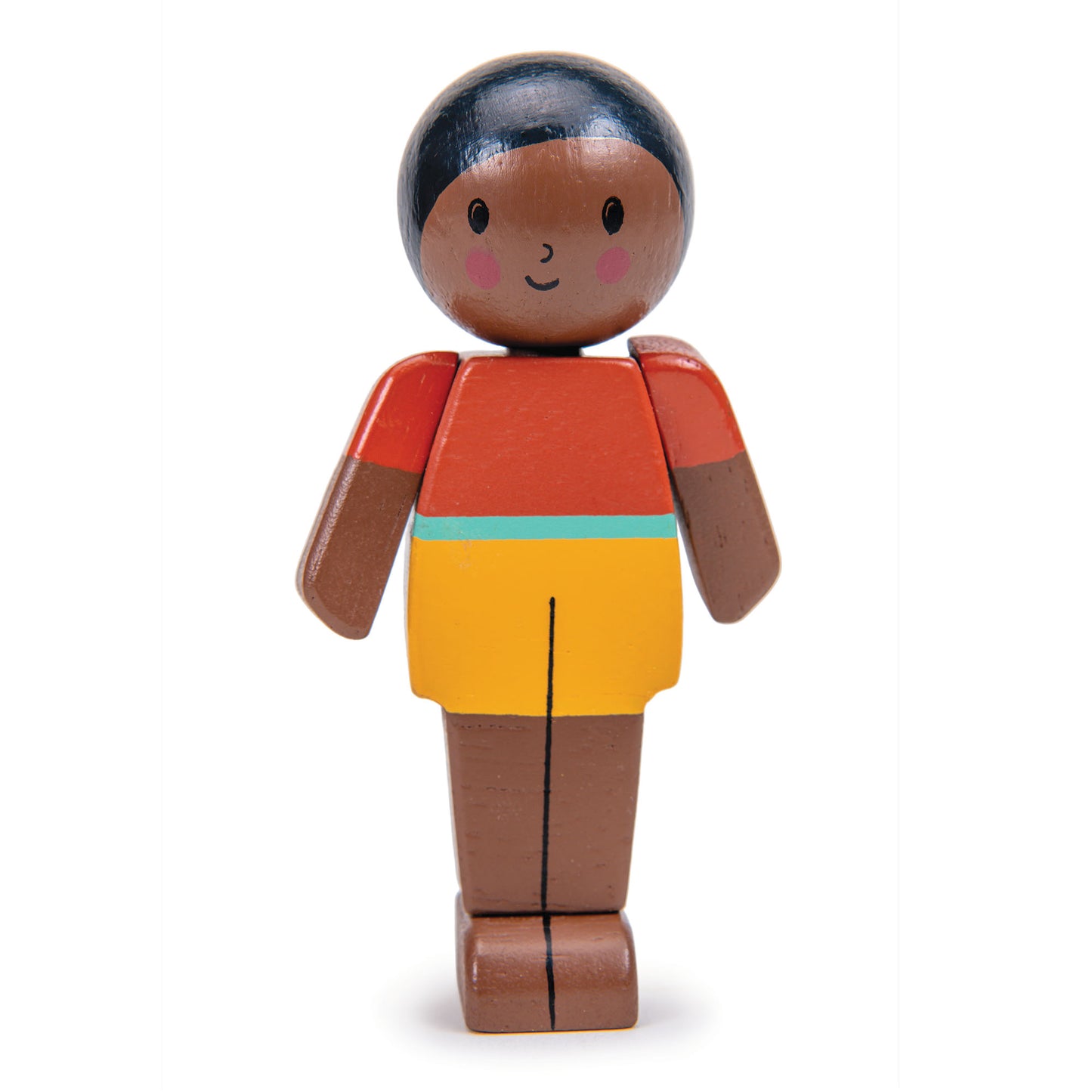 We are family - Mocha Wooden Dolls