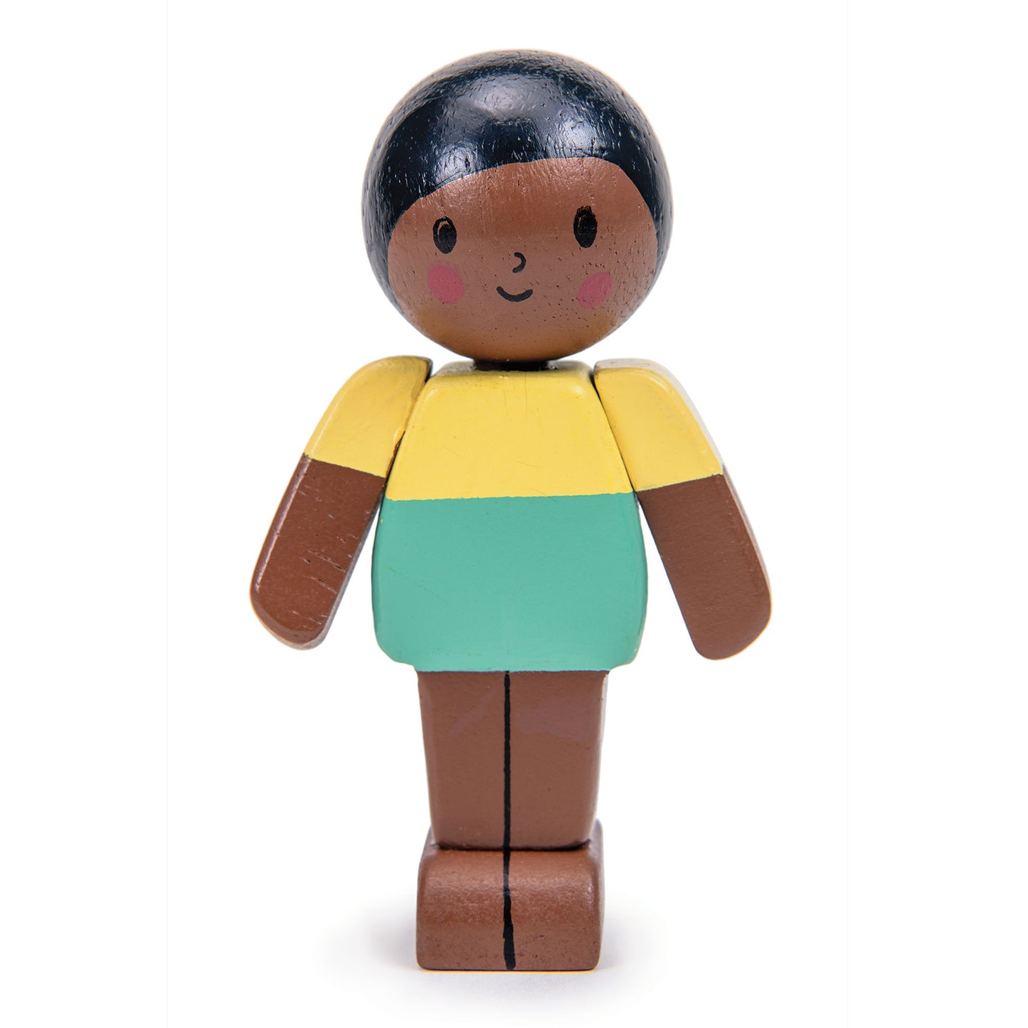We are family - Mocha Wooden Dolls