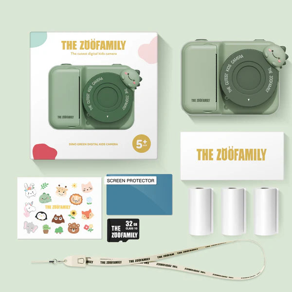 Zoo Family Print - Dino Camera