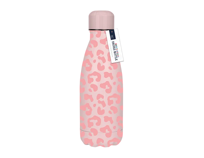 Girls Printed Metal Water Bottle 350ml